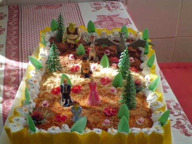 torta  compleanno  shrek