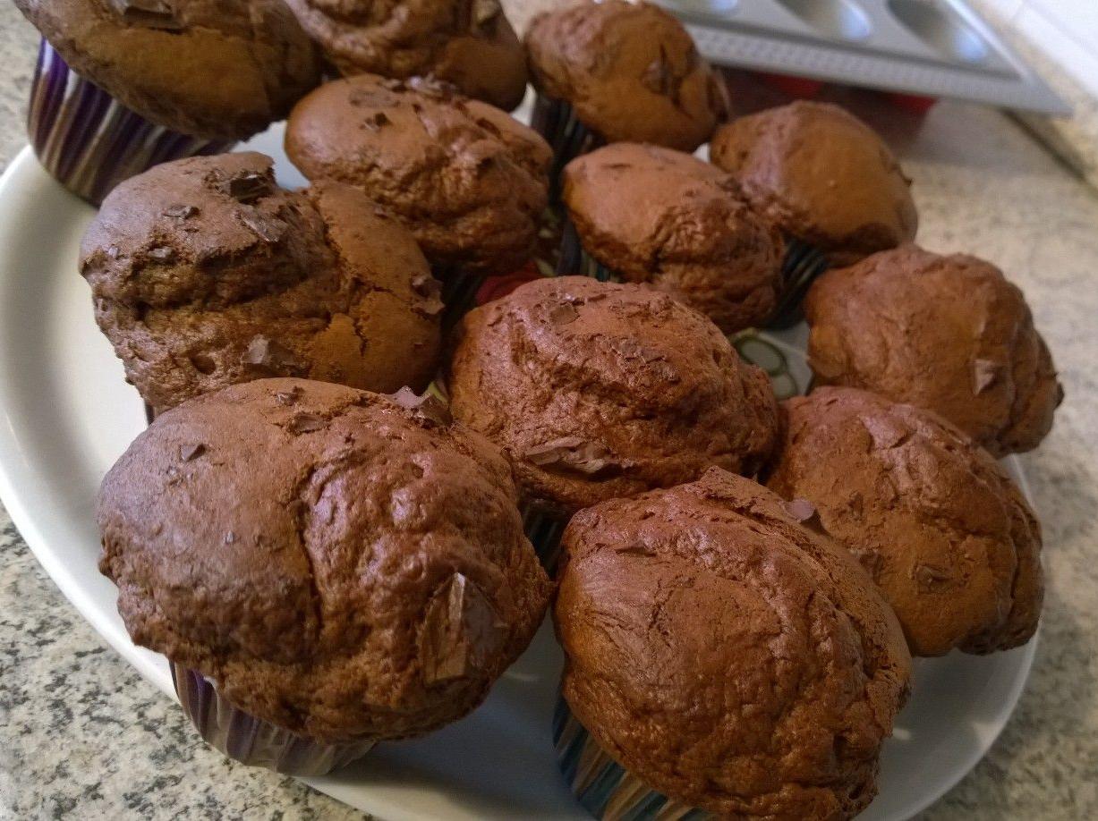 muffins cioccolato fondente