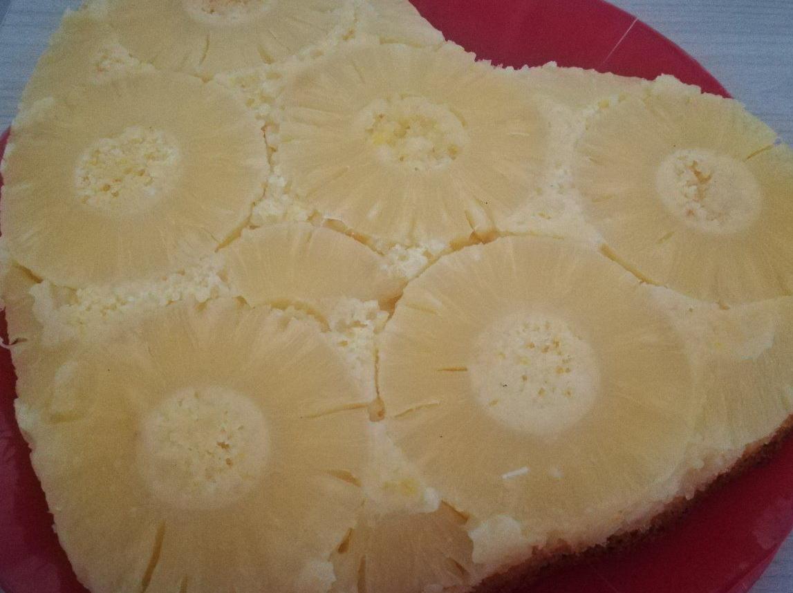 Torta rovesciata all'ananas light