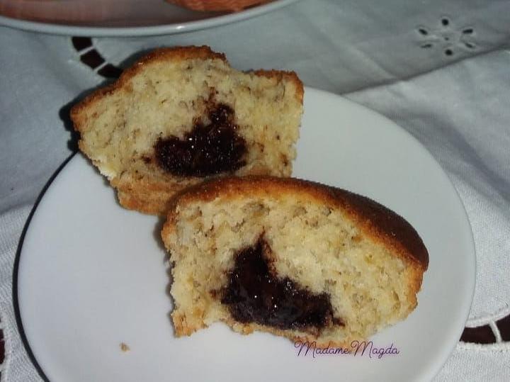 Muffin alla banana con sorpresa