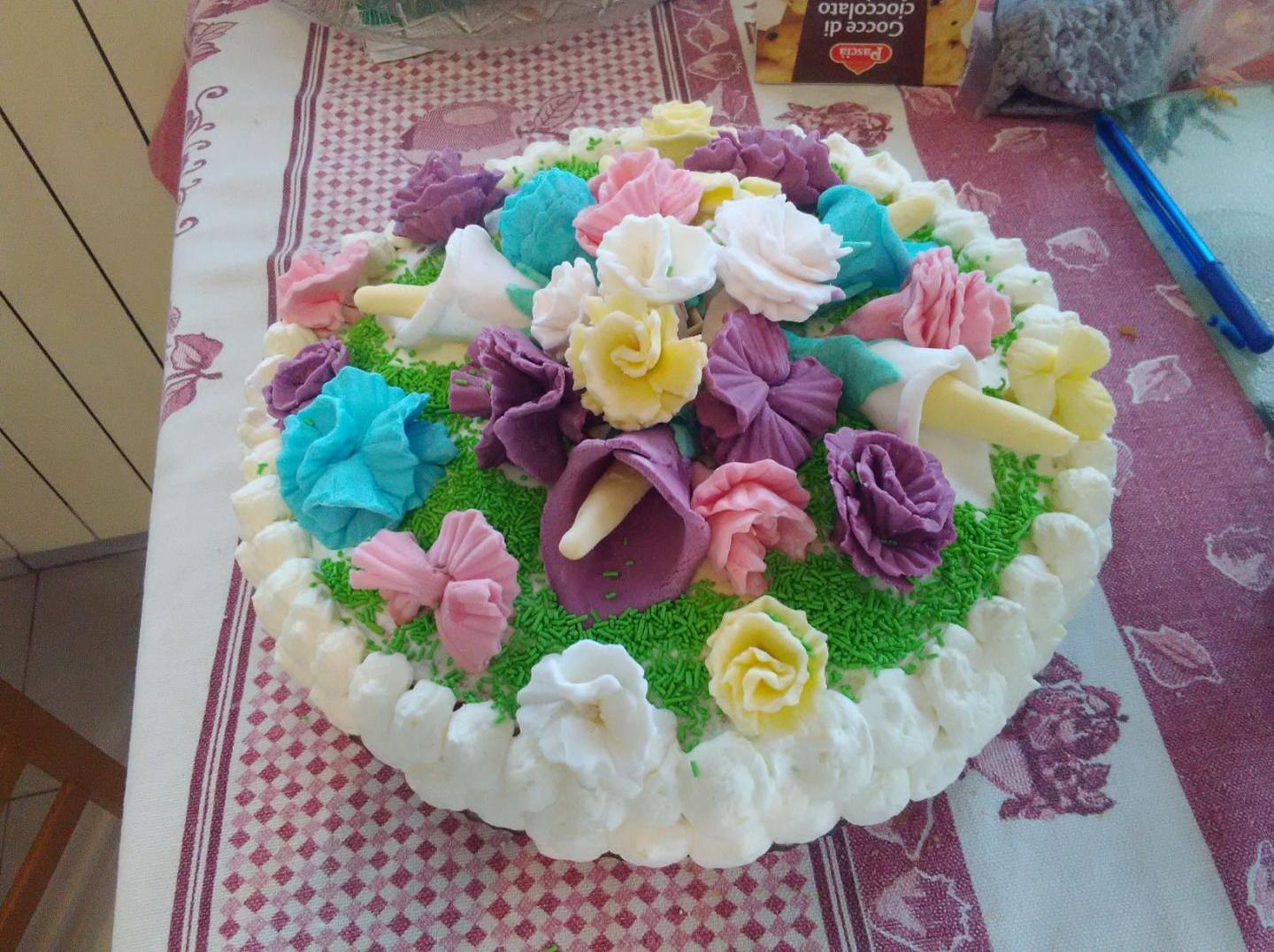 torta di fiori