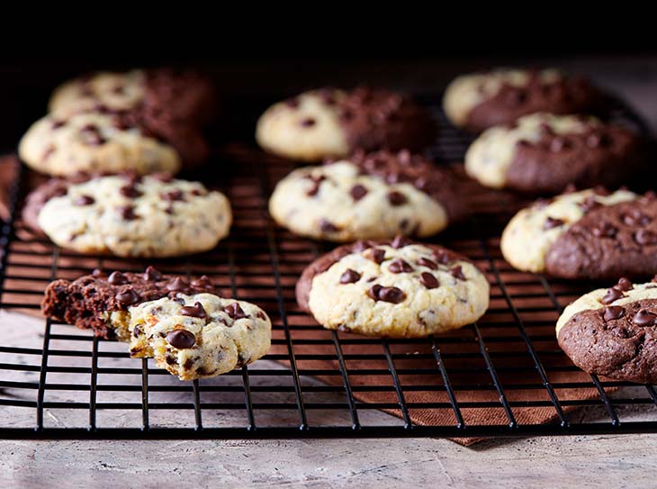 Cookies bicolori