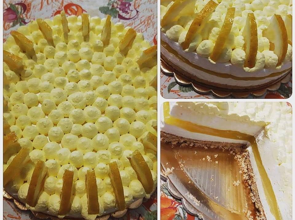 Cheesecake Fredda al Limone con crema