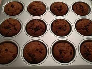 Muffin gocce di cioccolato