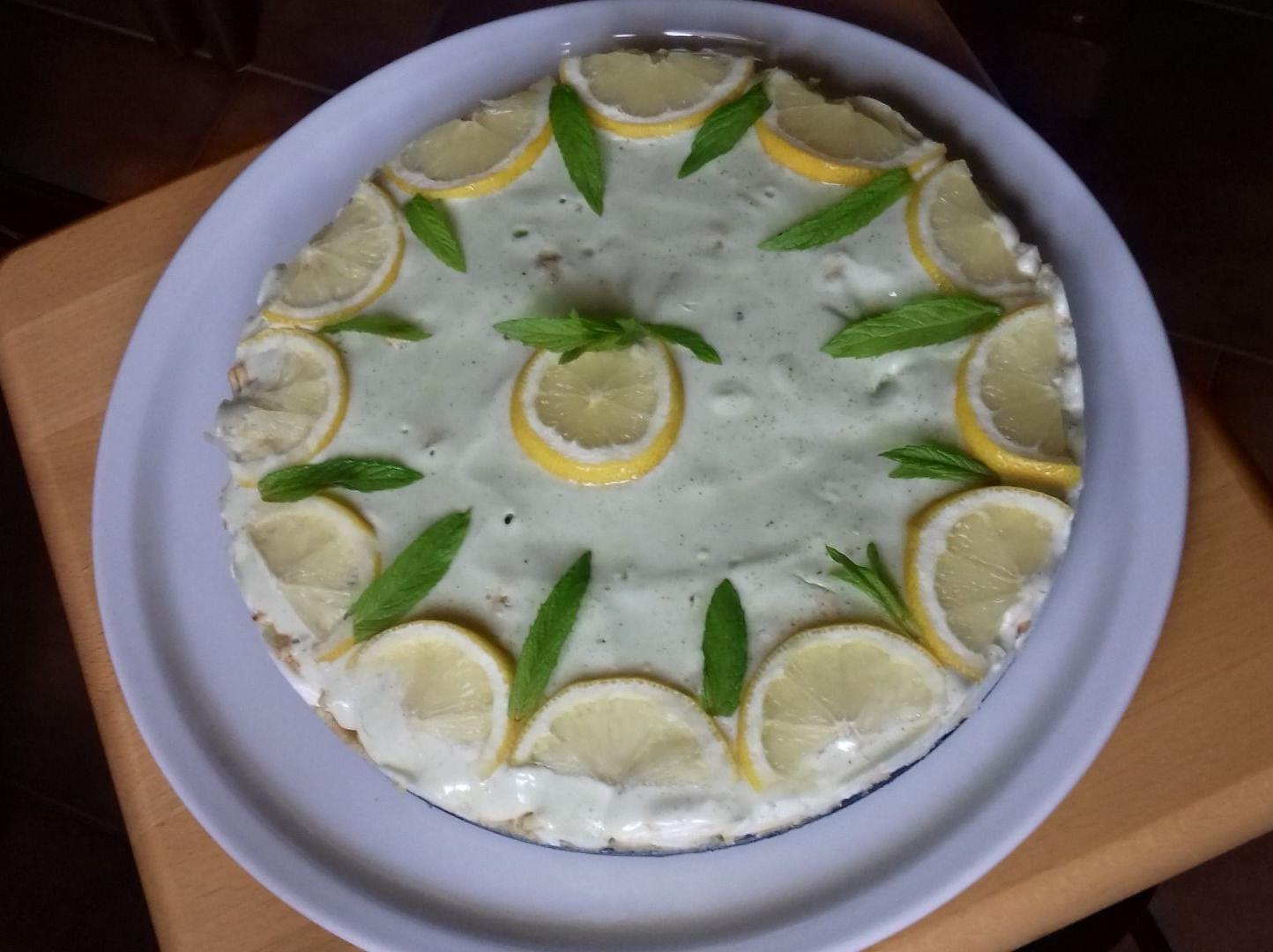 Festa della mamma:  &quot;crostata cheesecake&quot; limone e menta