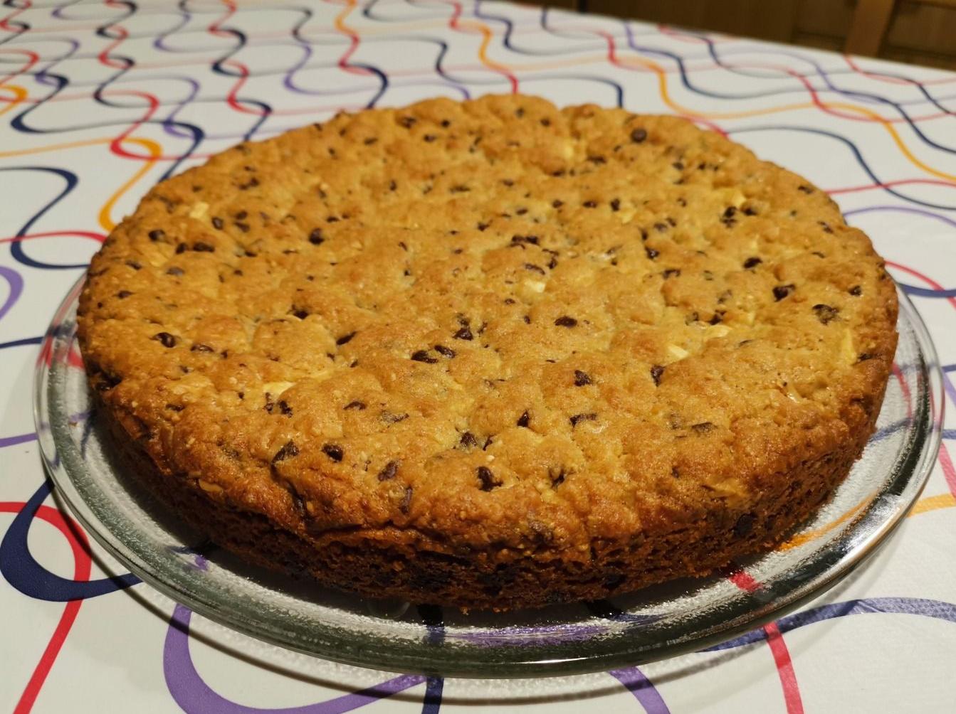Torta Cookie al Burro d'Arachidi