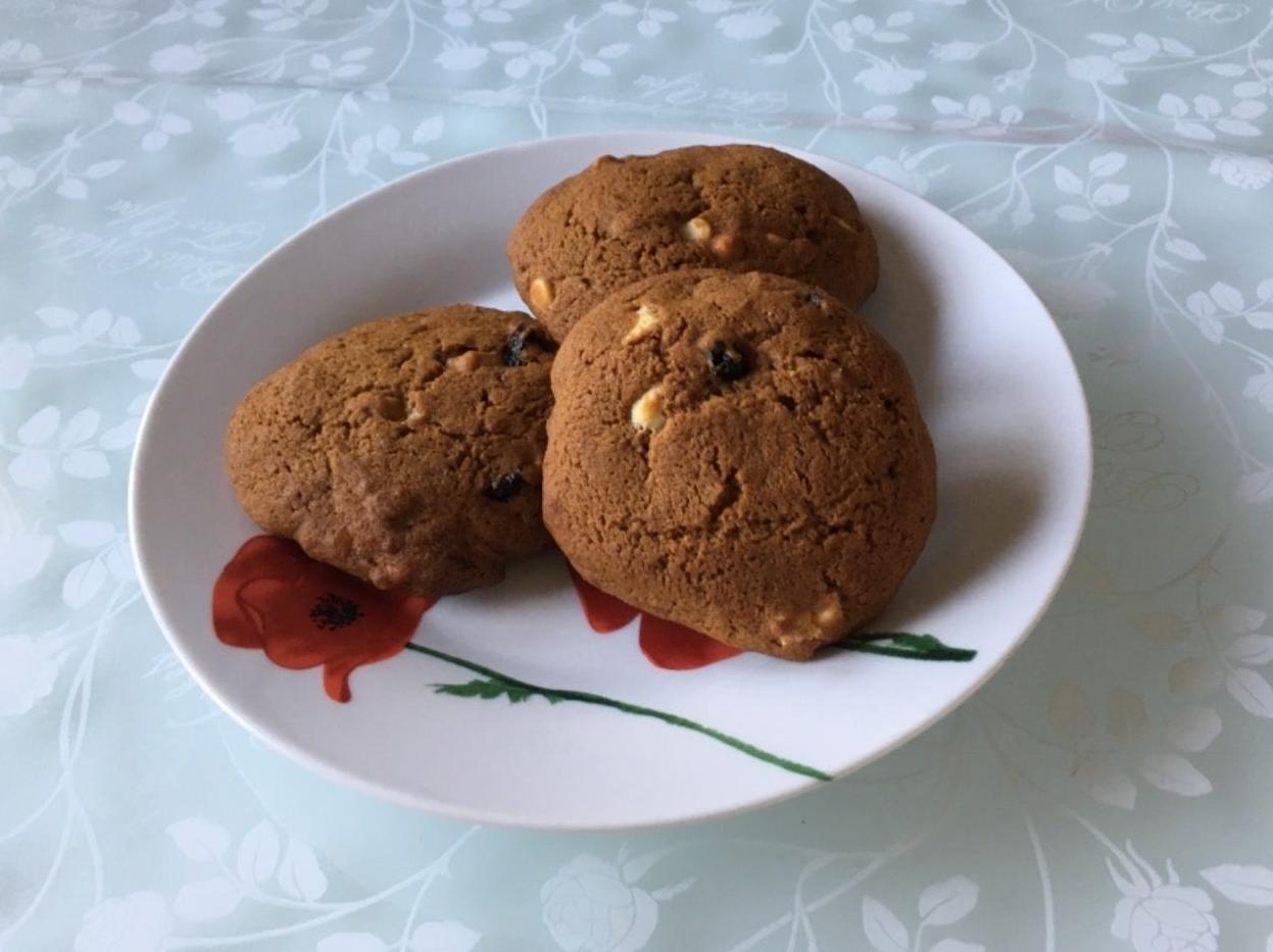 Cookies cioccolato bianco e mirtilli