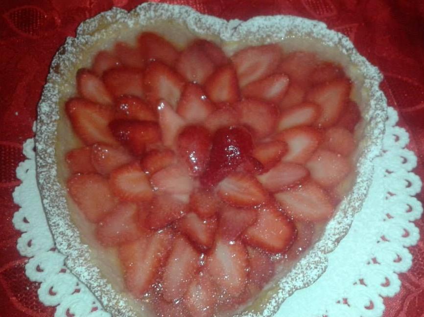 cuore alle fragole