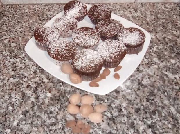 Muffin cioccolato e mandorle