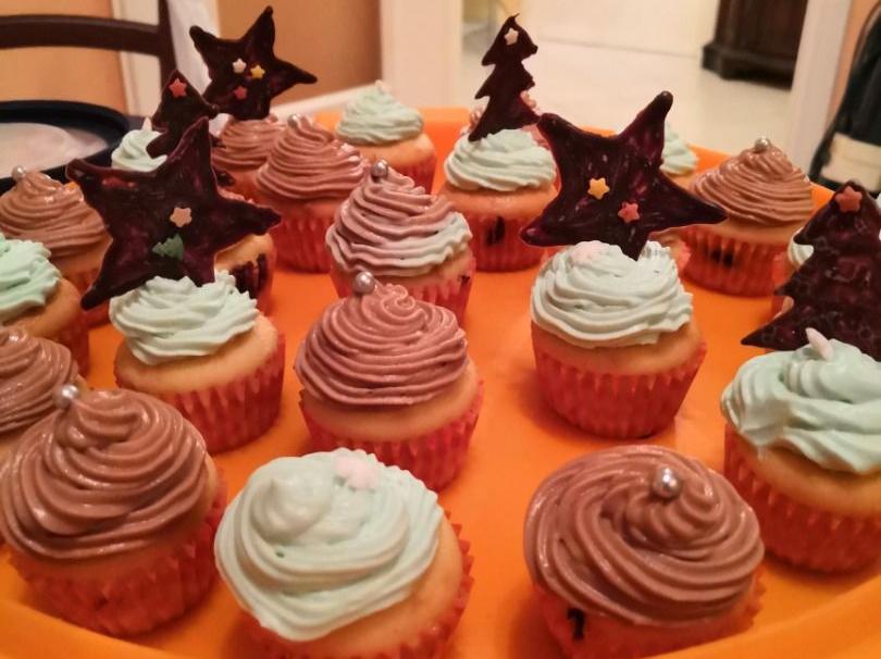 Cup cakes di Natale