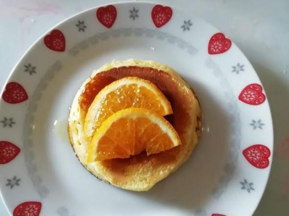Pancake veloci con arancia