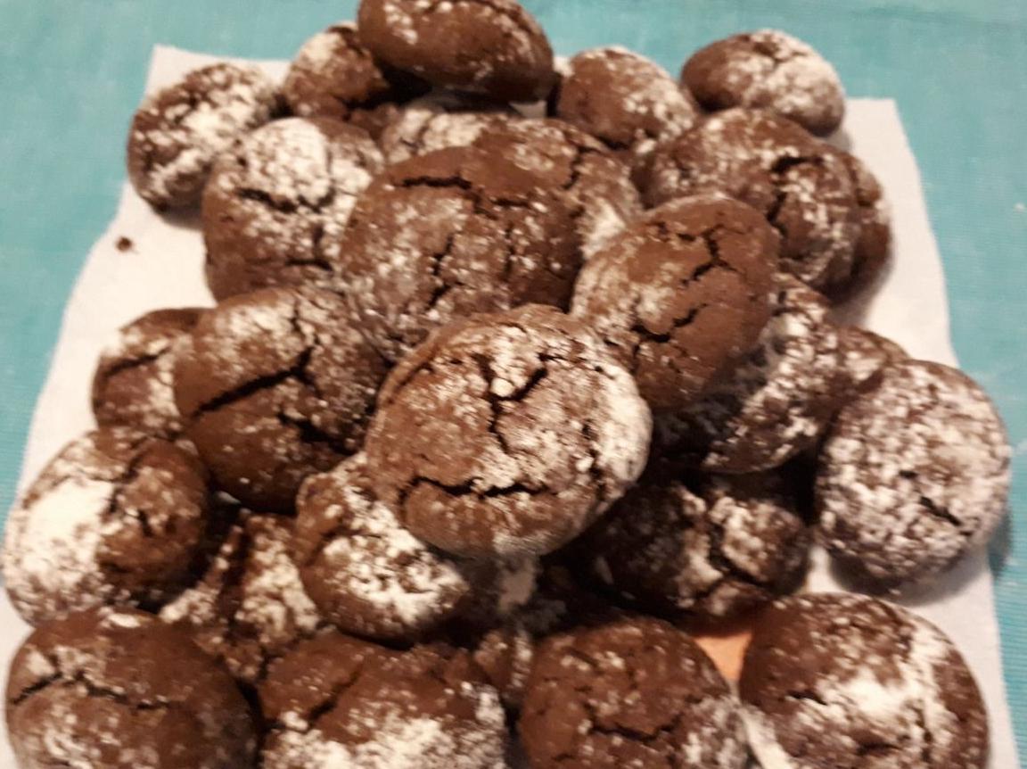 5 SFIDA CULINARIA RICETTA DELLA COMMUNITY: Biscotti Crinkle cioccolato e rum