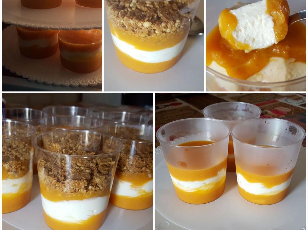 [6° sfida culinaria] Cheesecake rovesciata in bicchiere all'albicocca