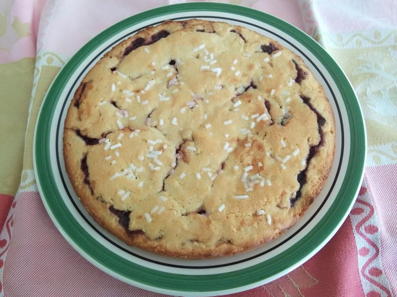 Torta soffice (crostata) alla marmellata della dolcina EMASNOW89