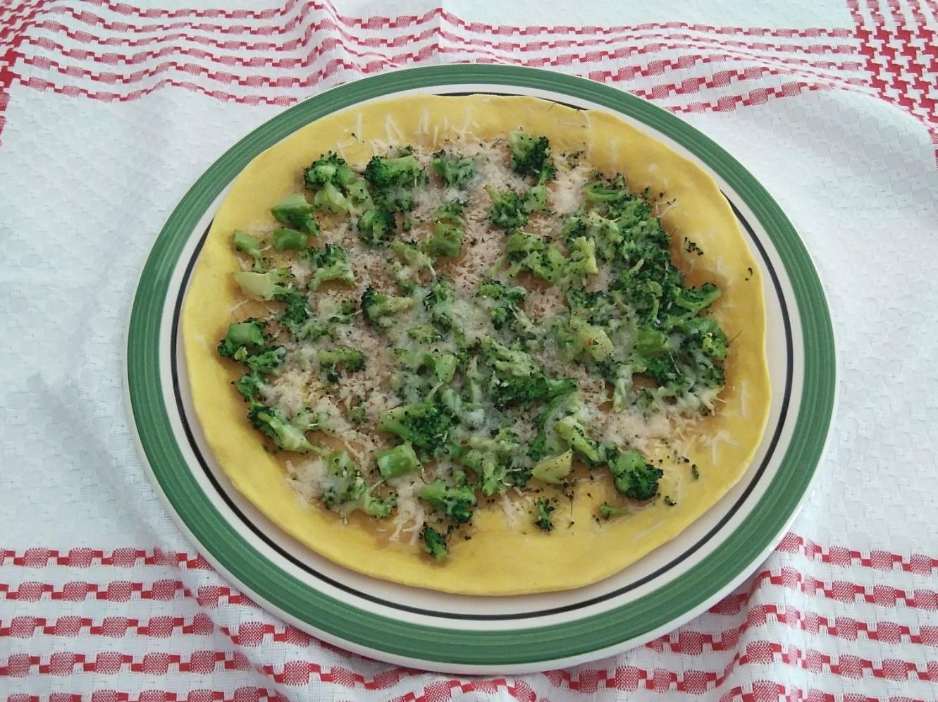 Piada broccoli e formaggio