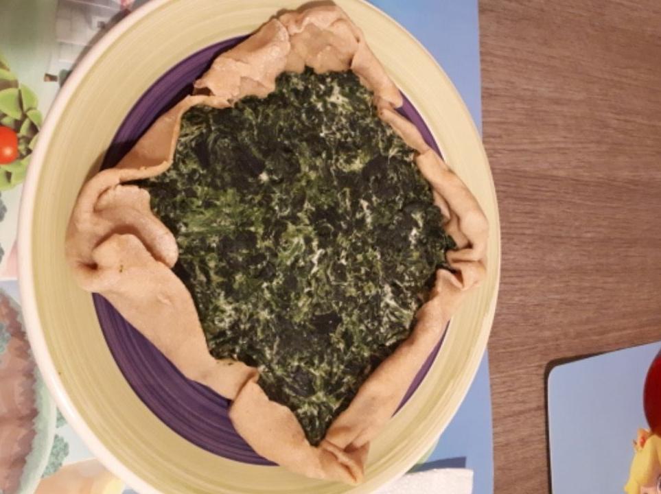 Torta croccante ricotta e spinaci