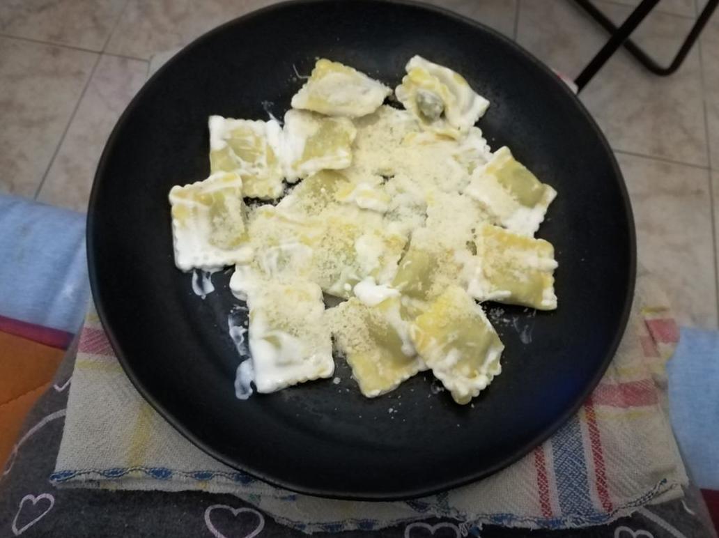 Ravioli alla crema di formaggi