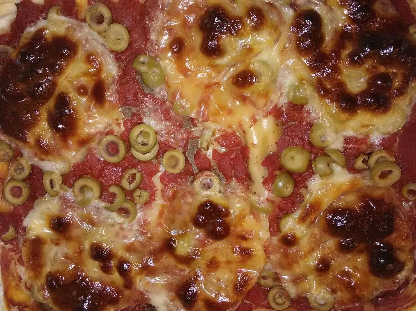 Pizza sfogliata ripiena