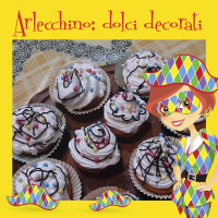 cupcake Arlecchino