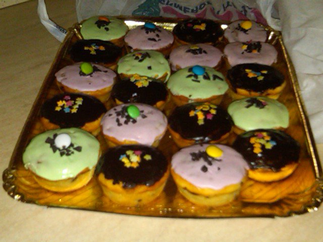 Muffins multicolor