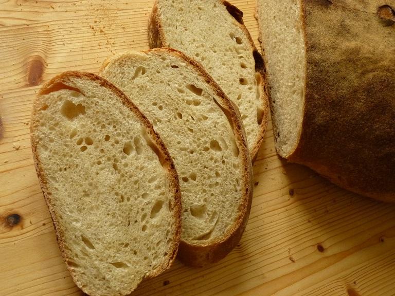 Ciabatta pane con l'aggiunta di farina di segale