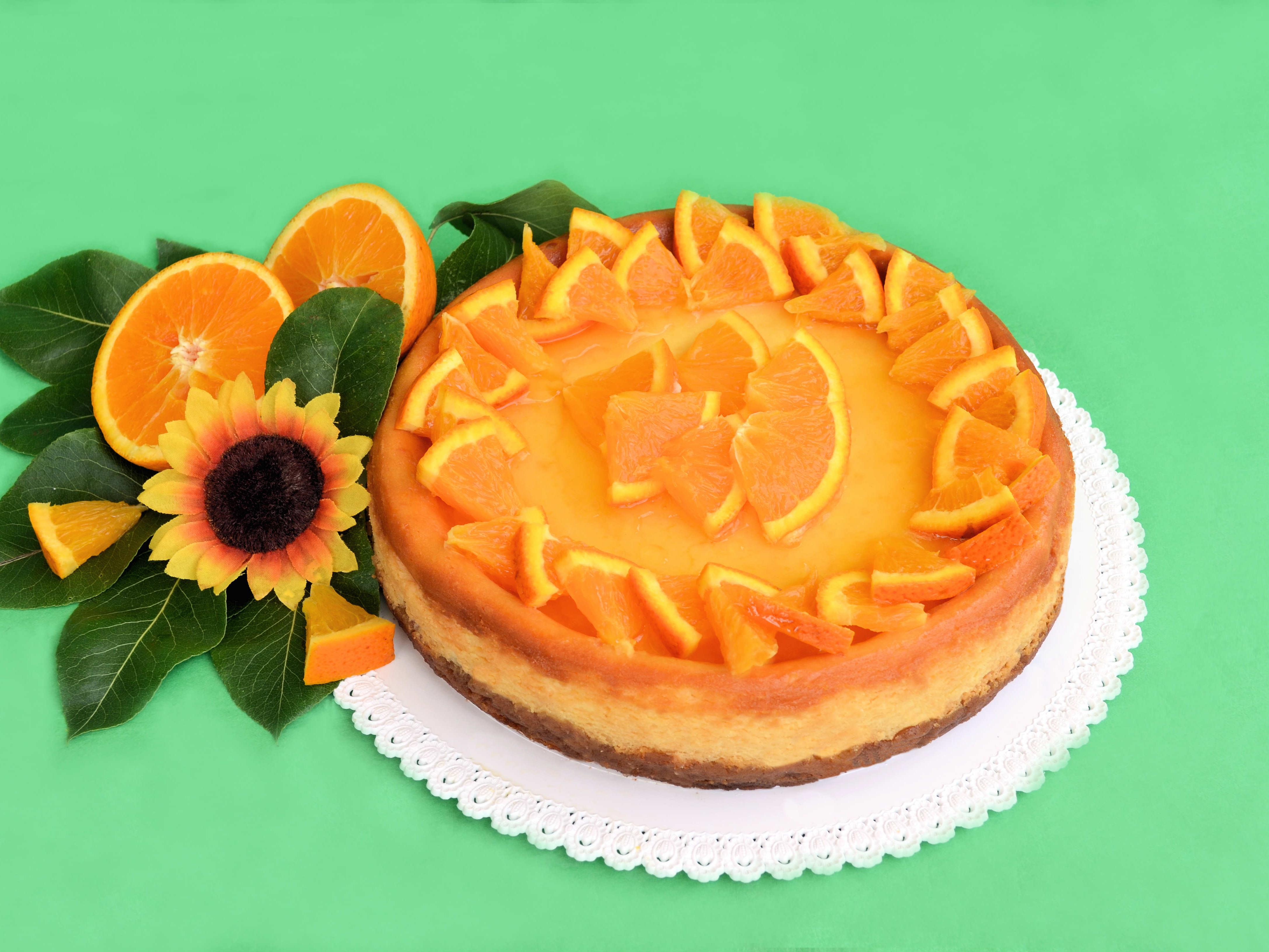 Cheesecake all' arancia
