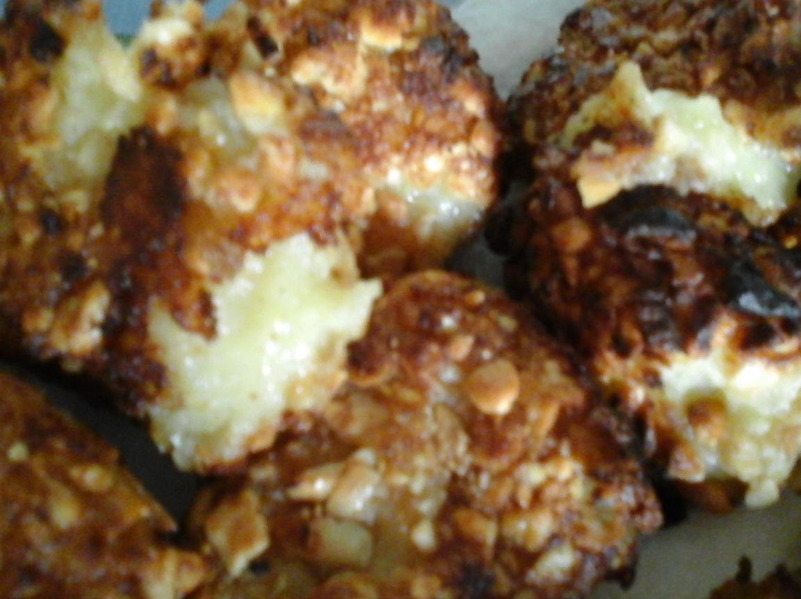 crocchette di patate con granella di noccioline