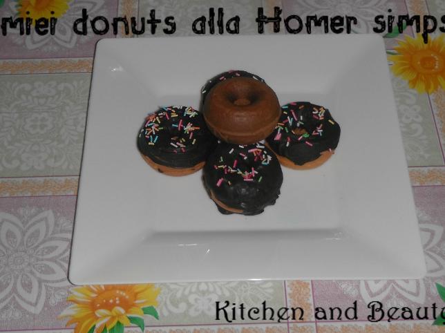 I miei donuts alla Homer Simpson
