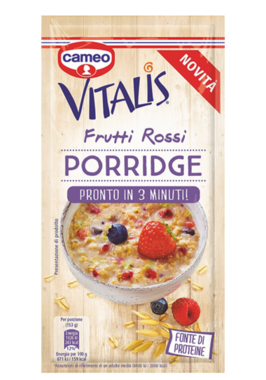Vitalis Porridge: per una colazione golosa, sostanziosa e fonte di proteine